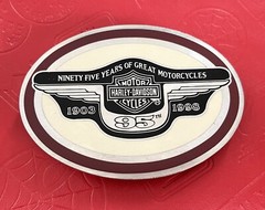 95 Years Of Great Motorcycles Harley-Davidson Belt Buckle