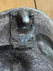 Vintage Great American Buckle Kodiak Smokeless Tobacco Bear Belt Buckle