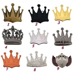 Crown Belt Buckle Mens Womens Wedding Royal Costume Silver Metal Fashion Western