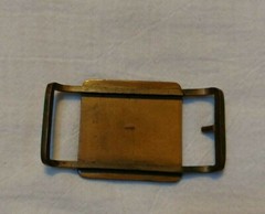 Vintage Ryder Truck Safe Driver Award Brass Belt Buckle