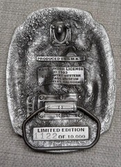 vintage GENE AUTRY belt buckle COUNTRY MUSIC heavy pewter WESTERN cowboy
