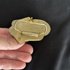 Original 2005 Rolling Stones Tongue Logo License Metal Belt Buckle Mick Jagger