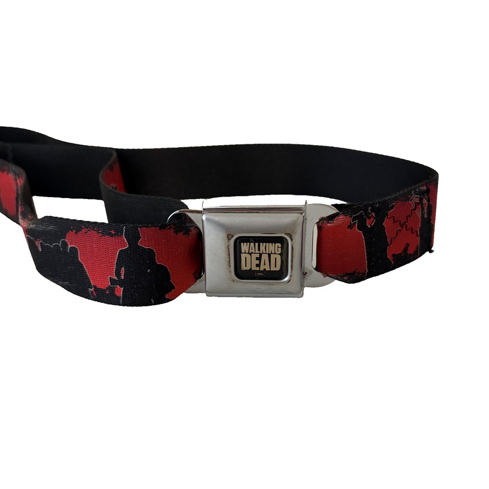 The Walking Dead Belt Adult One Size Red AMC Buckle-Down 2012