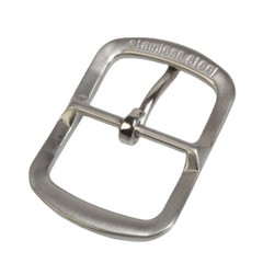 1pc 40mm (1.5&Prime;) Heavy Duty Stainless Steel Single Prong Buckle For Belt Rectangular