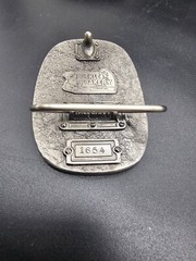 Belt Buckle Protect Serve Badge Police Officer USA Department
