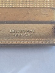 Most Improved Gold Tone Metal Belt Buckle ABC American Bowling Congress 1968-69