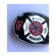 Fire Department FD Firefighter Belt Buckle First Responders NOS