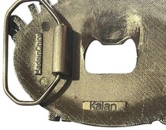 Kalan Beer Pong Champ w/ Built In Bottle Opener 2.5&Prime;x4&Prime; Oval Belt Buckle