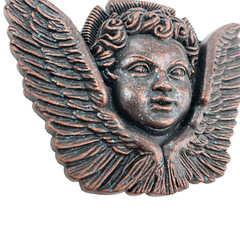 Washed Up Hollywood Angel Metal Belt Buckle Grunge Skull Punk Biker