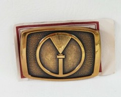 COEN BURNER VINTAGE BELT BUCKLE Brass, 1980&rsquo;S RARE MADE IN USA