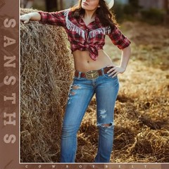 SANSTHS Western Cowboy M for 38&Prime;-41&Prime; Waist, Bronze Star Bull/Coffee Belt