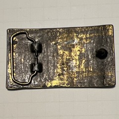 Winchester Men&rsquo;s Rectangular Western Belt Buckle Antique Finish 1.75&Prime; MPN 608