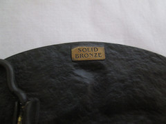 RARE Vintage End Of The Trail Buckle SOLID BRONZE Sunwest Buckles NEW