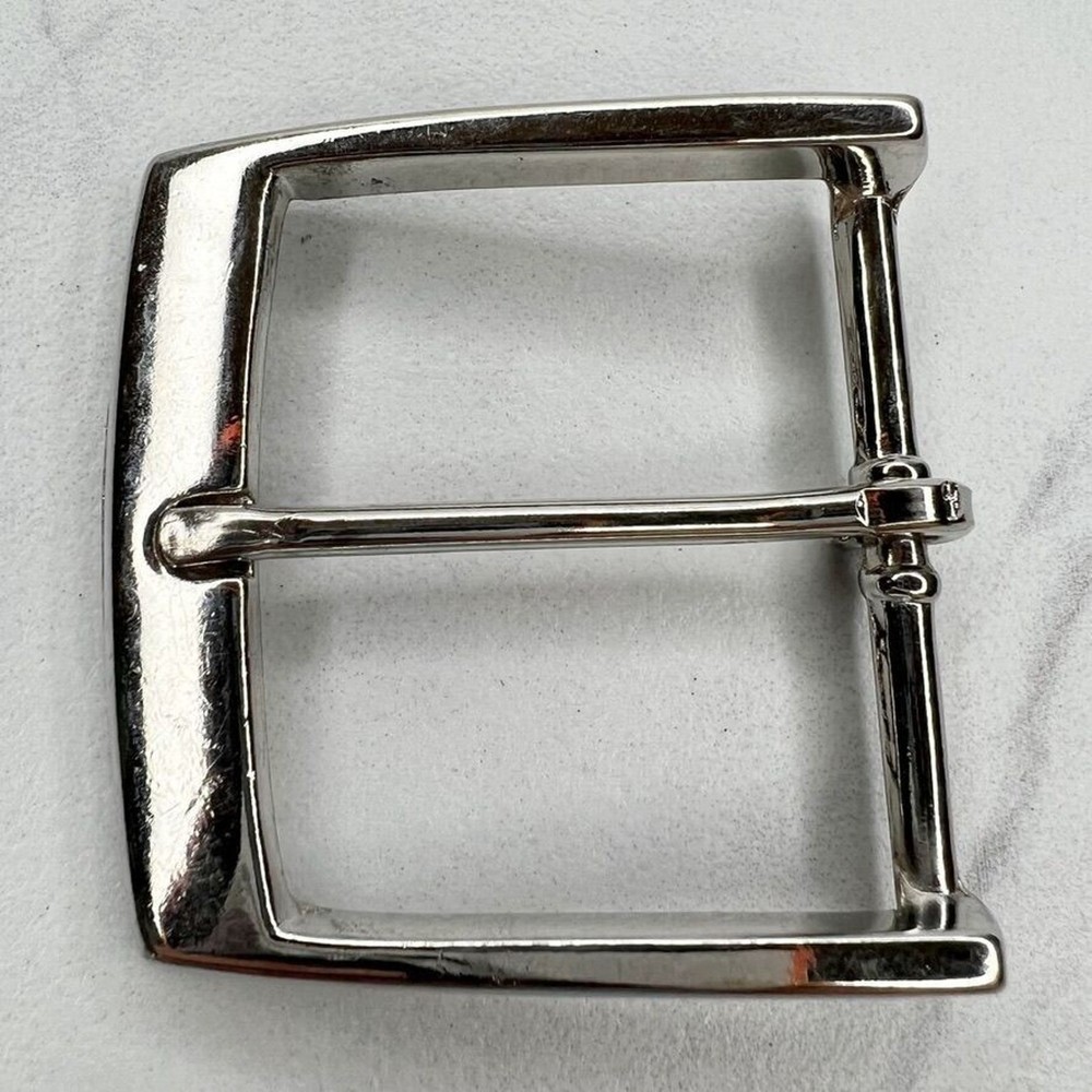Silver Tone Simple Basic Belt Buckle