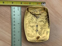 Western Buckle Gold Silver Red Horse Head Buckle Cowboy 2 » Hebillas Vaqueras
