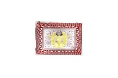 Western Buckle Gold Silver Red Longhorn Bull Cowboy Fit 2 » Hebillas Vaqueras