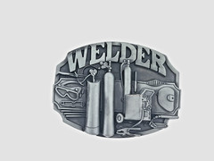 Welder Welding Shop Tools Belt Buckles New Silver Metal Men Women Friends Gift