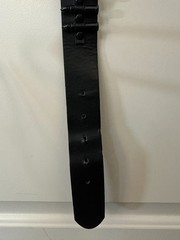 Vintage Style Heavy Metal Bullet Belt with Buckle – Real Leather – 41.5 Inch