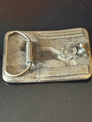 Vintage Collectible Premier Industrial Corp Indy 500 GAB Metal Belt buckle