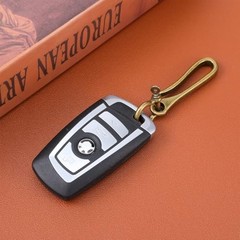 2 Pcs Fish Hook Key Chains, Vintage Keychain Retro Clip for Wallet Purse Brass