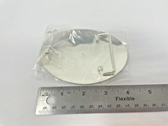 1 NEW Mexican Alpaca Silver Western Biker Belt Buckle 4 3/8&Prime; x 3 3/8&Prime;