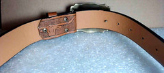 Western Belt and Buckle `1 1/2 inches wide and belt plus buckle 48&Prime; NEW