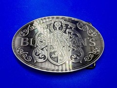 Buchanan&rsquo;s ScottishTop Shelf Whiskey promo Clarior Hinc Spiritus Belt Buckle