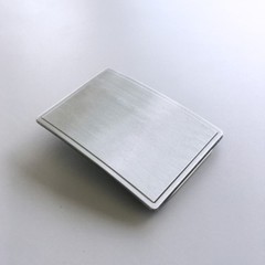 Antique Silver Rectangle Blank Belt Buckle For Engraving Drawing Also US Stock