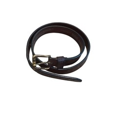 Duluth Trading Co Men&rsquo;s Lifetime Leather Belt 44 Brown Brass Buckle Heavy Duty