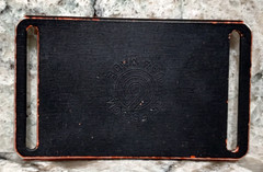 GRIP6 BELT BUCKLE – RUSTIC PAINT – BASEBALL PLAYER – PAINTED! – 1.5 INCH WIDE