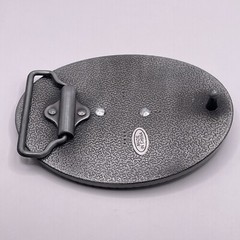 CAMO Big-Mouth Bass BELT BUCKLE Metal Western Fishing USA Camouflage Silver Tone