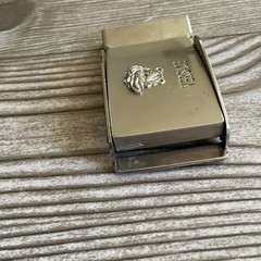 Versace Medusa Silver-Tone Metal Belt Buckle