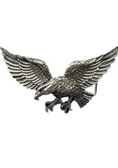 Bald Eagle Belt Buckle Flying Bird Brass Metal Vintage Rare Father’s Day Gift