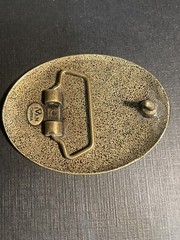Yoga IVAN belt buckle – Art Artisan pattern design Unique ~ Vintage~ For 1” Bel