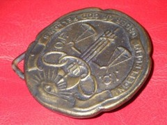 Buckle 60&rsquo;s Odd Fellows IOOF Eye of Providence Vintage Freemasonry USA JAPAN JP