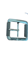 Harley Davidson Belt Buckle Nickel Silver Tone Motorcycles Bike Square