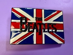 The Beatles Abbey Road Radio Show 1965 Album Union Jack Uk Flag Belt Buckle