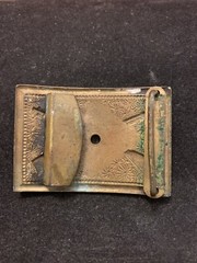 Vintage Rare 1930’s John Marshall Cadet Corps Richmond VA Enameled Belt Buckle