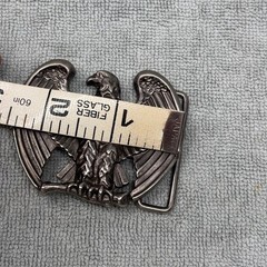 Vintage Avon Mens Soaring Eagle Belt Buckle Silver Tone Metal Western Americana