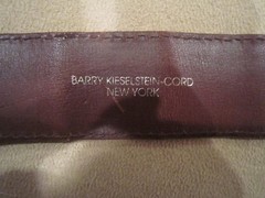 Huge Kieselstein-Cord Sterling Alligator Buckle With Brown Alligator Belt Size 1