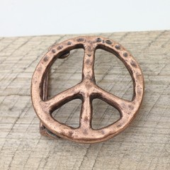 Belt buckle peace copper clasp buckle removable clasp for 4 cm leather