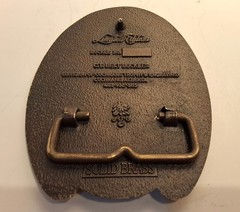 M.J. Mackenzie Hooves of History 2000 Cattle Drive Belt Buckle Cochrane, Alberta