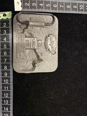 Rare Vintage Y2K Siskiyou Ford Racing Hot Rod Belt Buckle Made in China