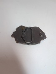 Belt Buckle Aviation Private Prop Airplanes Vtg Metal 3-3/8&Prime; x 2&Prime; wide