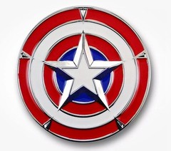 🔴⚪🔵 MARVEL CAPTAIN AMERICA SHIELD 3X3 METAL AVENGERS SUPER HERO BELT BUCKLE