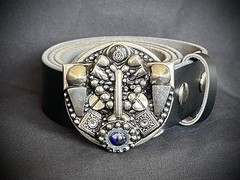 “Industrial Crest” Belt Buckle c.2007–2009 2.5 OOAK Darren McNeese