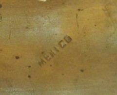 ALPACA Metal BELT BUCKLE « Mexico » with MOP Inlay EXCELLENT Condition!!!