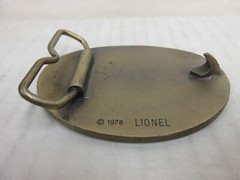 1978 Lionel Trains Locomotive Brass Plated Belt Buckle Men&rsquo;s Fashion Accessory