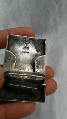 Very nice vintage Mexico sterling 925 2 tones buckle