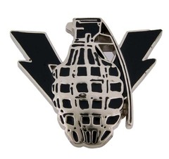 Grenade Belt Buckle US Military Memorial Day Bottle Opener Flash Lightning Bolt